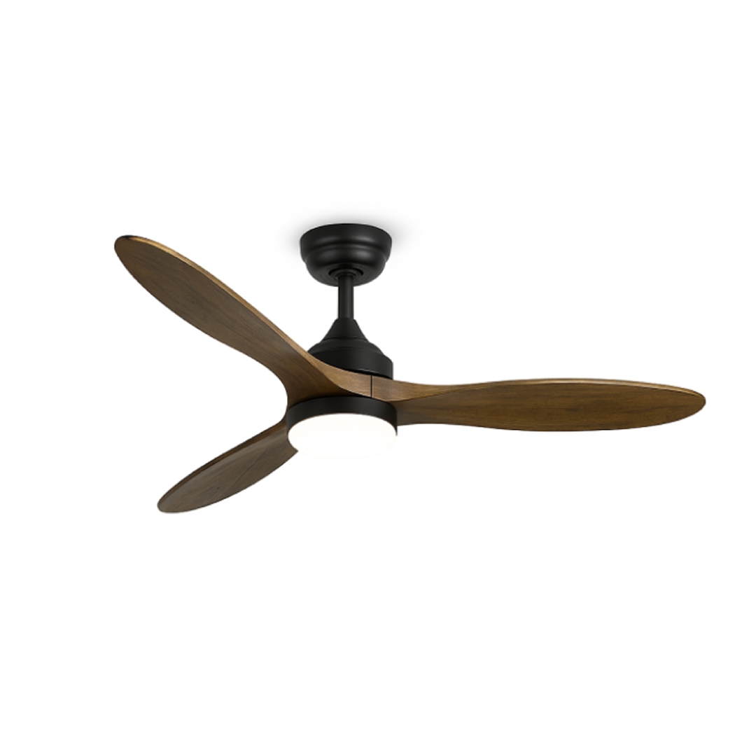Ventilateur Nolan 52'' - Noir & Bois