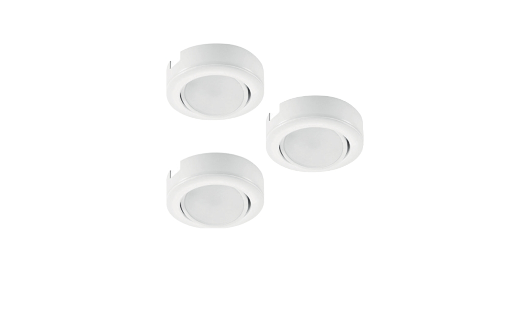 Luminaire sous-armoire - Kit de 3 blanc