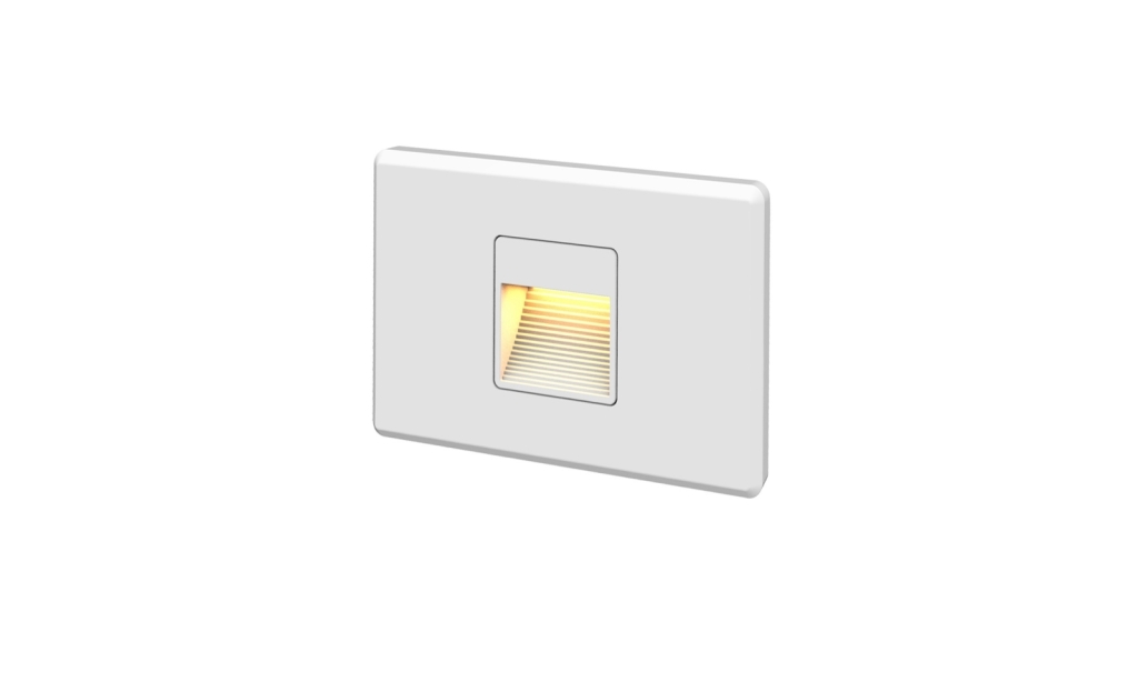 Luminaire encastré mural / Paquet de 2 blanc