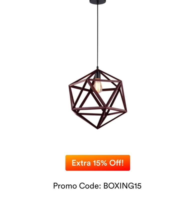 Lampes rabais promo boxing day en